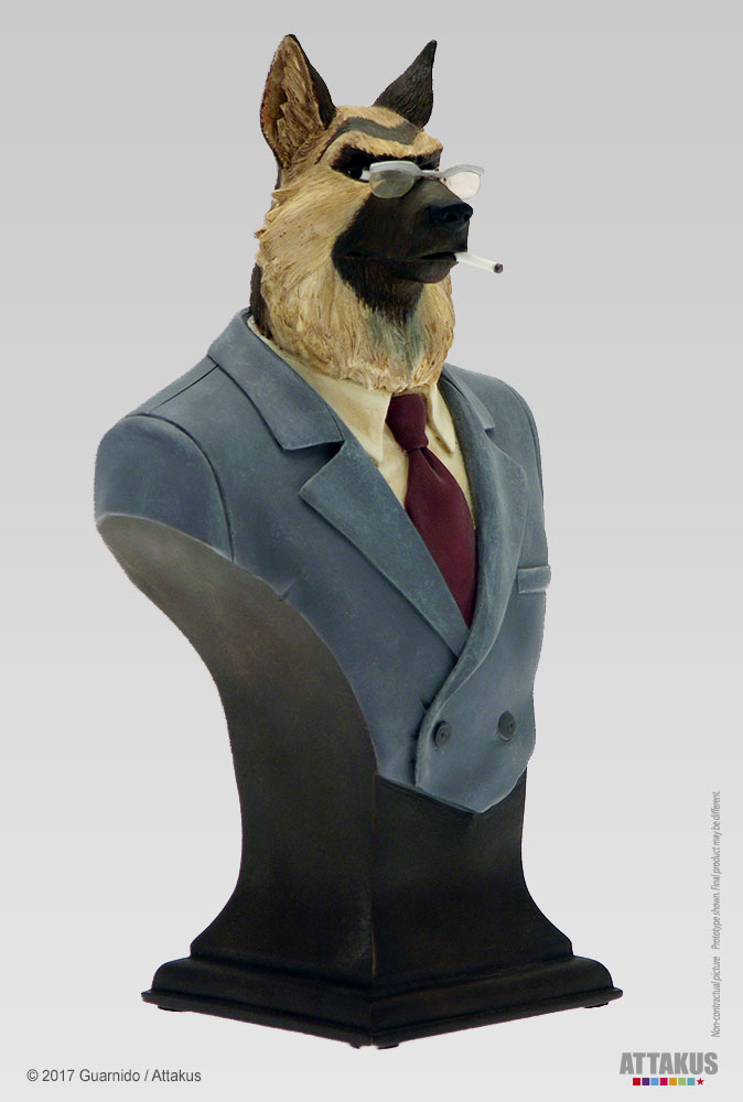 Buste Smirnov - Collection Blacksad - Statuette résine - Guarnido et Canalès 7