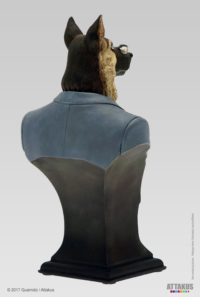 Buste Smirnov - Collection Blacksad - Statuette résine - Guarnido et Canalès 4