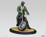 Blacksad sur sa moto Triumph - Collection Blacksad - Figurine résine porcelaine et métal 4