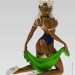 ganguro manga girls - figurine de collection en résine