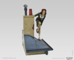 Jeanne sur les toits de Paris - BD Le Vol du Corbeau - Statuette de collection en résine - Jean-Pierre Gibrat