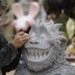 coulee rmousse troll tetram ebauche sculpture attakus collection statuettes en résine cinéma attakus collection