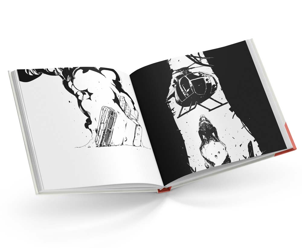 Drawing book - auteur Fabien Bedouel - Attakus et Comix Buro label Rochepeyre