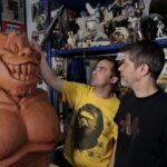 finition peinture de troll tetram ebauche sculpture statuette de collection édition limitee attakus collection