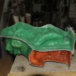 coulage resine moule resine troll tetram ebauche sculpture attakus collection passion