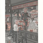 Affiche Bouchard - Vers les mondes lointains