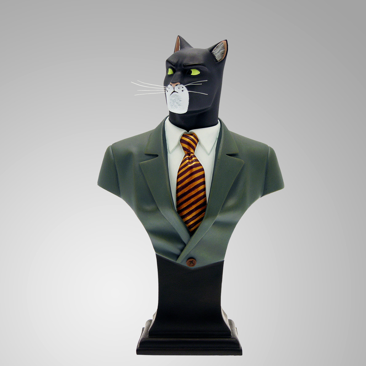 B425-Buste-John-2-chat-detective-cat-Blacksad-resine-Attakus-figurine-Collection-guarnido-Particularite-carre