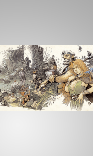 loisel affiche art print la quête de l'oiseau du temps granit attakus 50 100 couleur