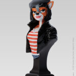 rachel zucco renarde argentée silver fox blacksad figurine buste statue
