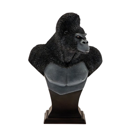 B401-Buste-Jack-Ostiombe-gorille-gorilla-jake-Blacksad-resine-Attakus-figurine-Collection-guarnido-Particularite-carre