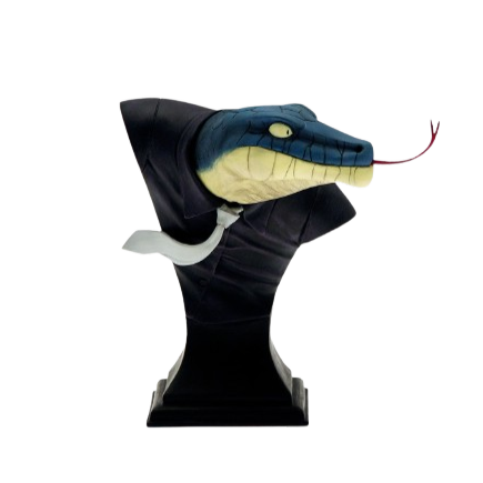 B403-Buste-fiston-lezard-serpent-lizard-Blacksad-resine-Attakus-figurine-Collection-guarnido-Particularite-carre-good