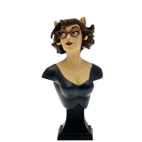 B413-Buste-Alma-Mayer-chatte-cat-Blacksad-resine-Attakus-figurine-Collection-guarnido-Particularite-carre