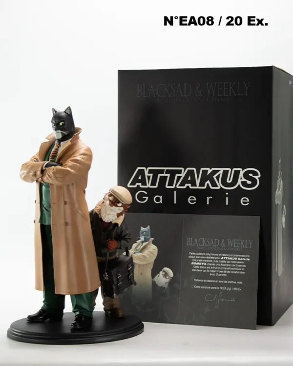 blacksad-weekly-guarnido-grande statue-collector-figurine-statuette