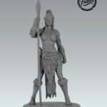 Lea’saa à peindre - Elfes - Le Monde d'Aquilon