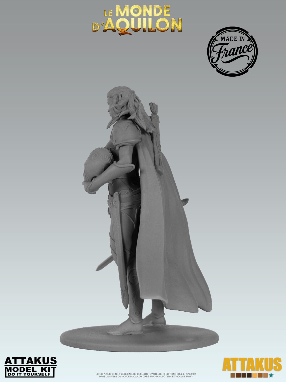 Lanawyn - Figurine à peindre (3 versions) - Elfes - Le Monde d'Aquilon