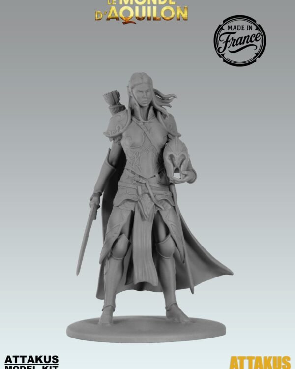 Lanawyn - Figurine à peindre (3 versions) - Elfes - Le Monde d'Aquilon