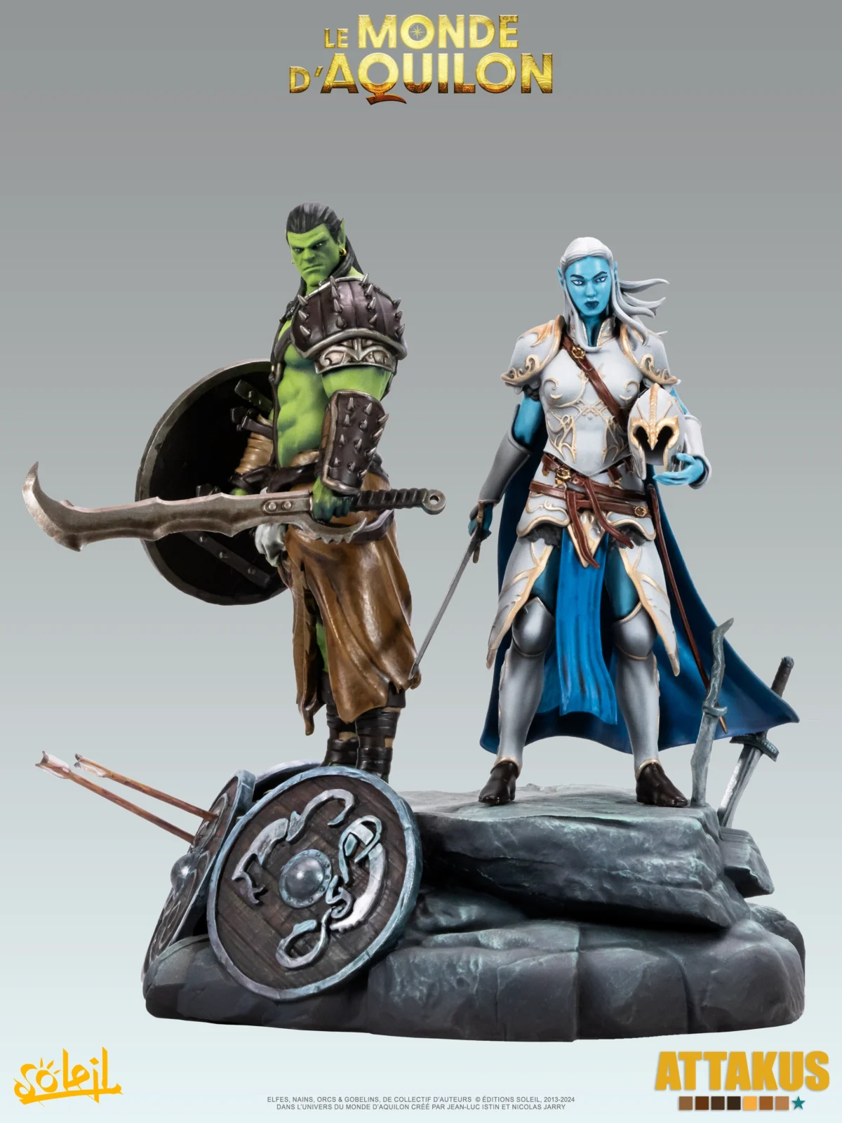 Diorama des boucliers - Elfes - Le Monde d'Aquilon – Image 1
