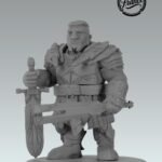 Redwin - Figurine à peindre (3 versions) - Nains