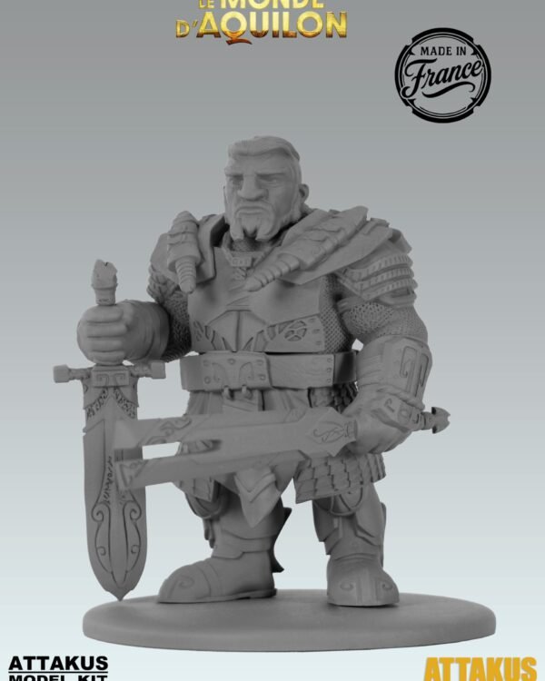 Redwin - Figurine à peindre (3 versions) - Nains