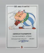 Bagarre Astérix "50 ans d'amitié" Édition Collector Biscuit signée par Uderzo n°EA 4/6 – Image 13