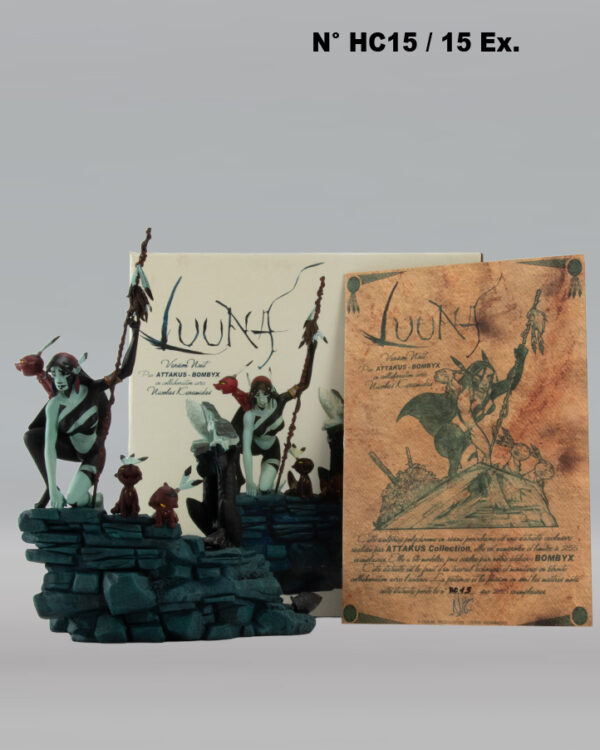 Luuna sur son rocher - Version nuit N° HC15/15