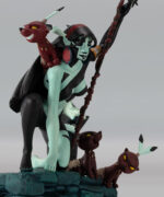 Luuna sur son rocher - Version nuit N° HC15/15 – Image 7