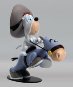 Droopy sur son âne