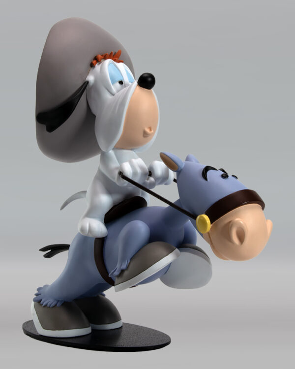 Droopy sur son âne