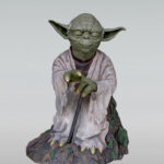 Yoda using the force n°467/499 (53 cm) - Star wars