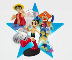 attakus affiches bandes-desinees statuettes-figurines de collection manga