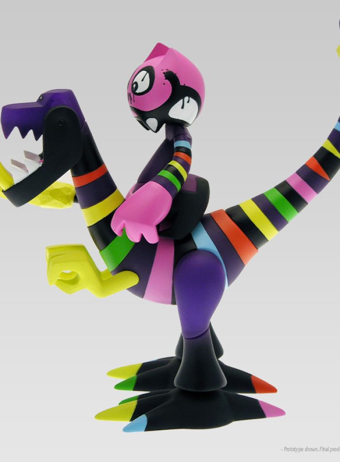 Dino & Orus – Rainbow Warrior - Figurine en vinyle - Mist et Aillaud 5