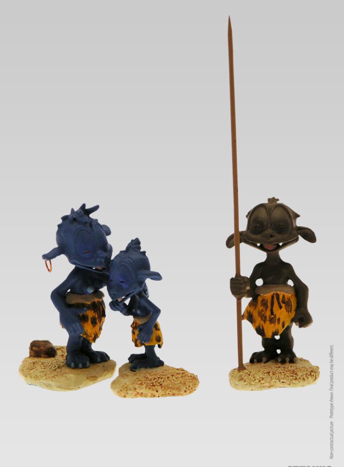 Famille Korrigan Opikanoba - BD Peter Pan - Figurines de collection en métal - Régis Loisel